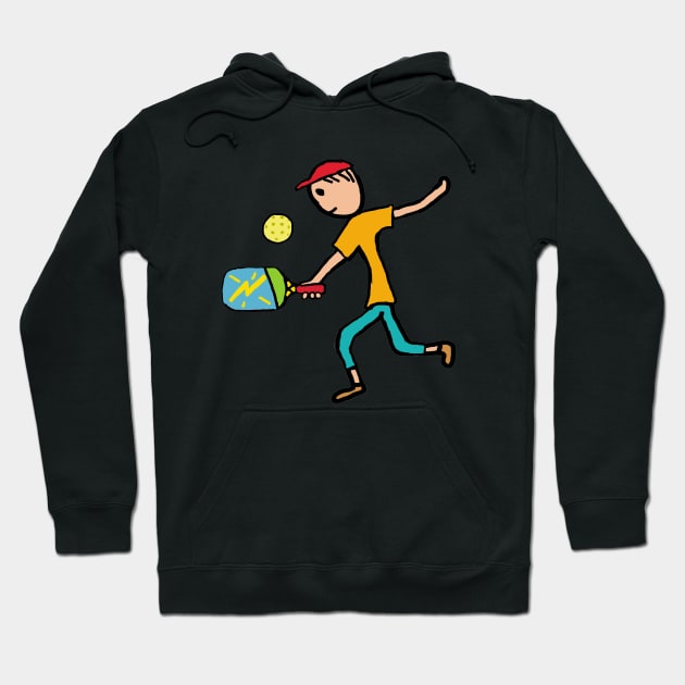 Pickleball Hoodie by Mark Ewbie